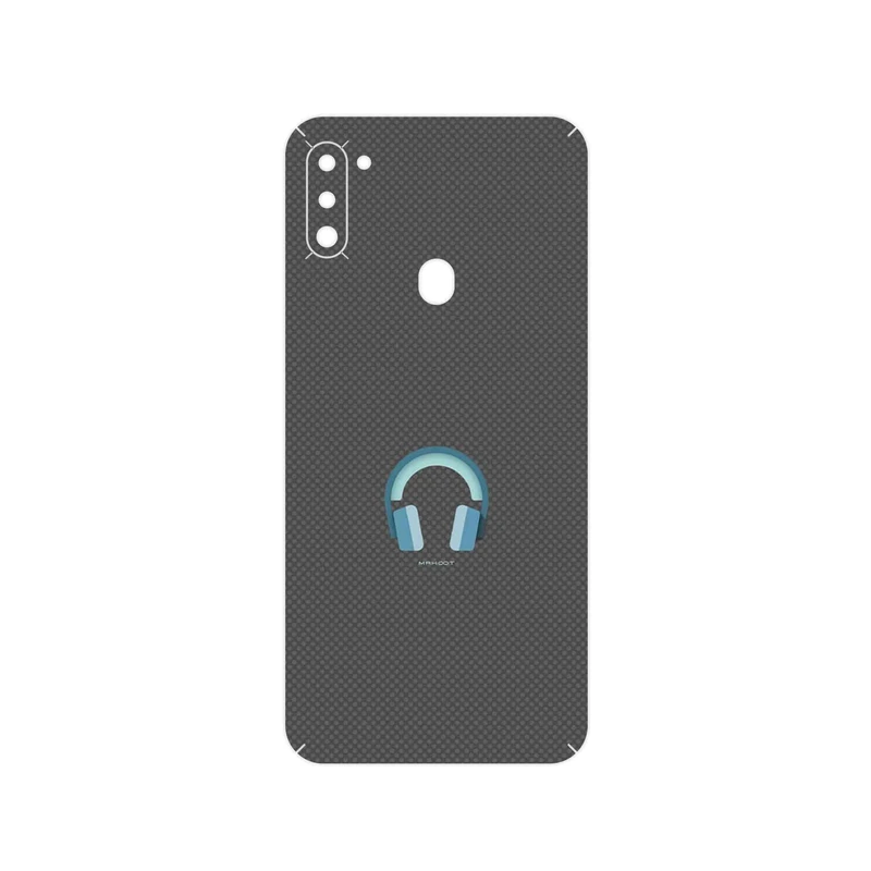 برچسب پوششی ماهوت مدل Minimal Headphone Icon مناسب برای گوشی موبایل سامسونگ Galaxy A11