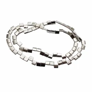 مهره دستبند مدل حدید مکعبی کد MO-1029 مجموعه 40 عددی