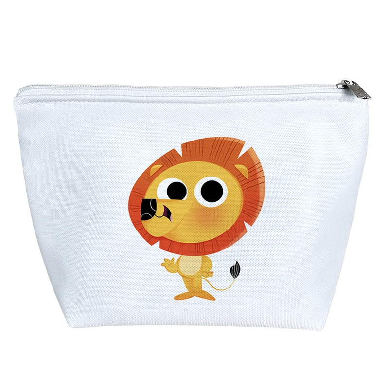 کیف لوازم آرایش دخترانه خندالو مدل شیر بامزه کد H1672