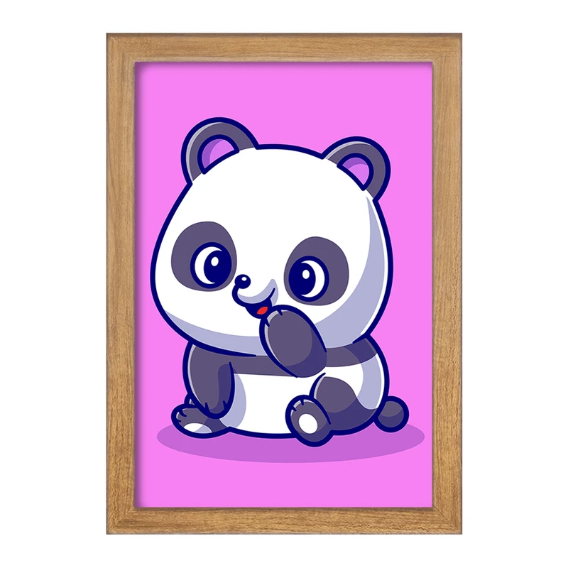 تابلو خندالو مدل  حیوانات بامزه پاندا کد 25432