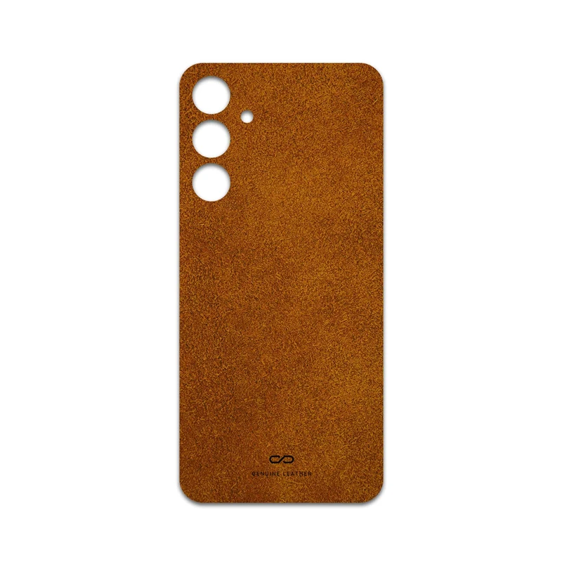 برچسب پوششی ماهوت مدل Brown-Chamois-Leather مناسب برای گوشی موبایل سامسونگ Galaxy A16 4G
