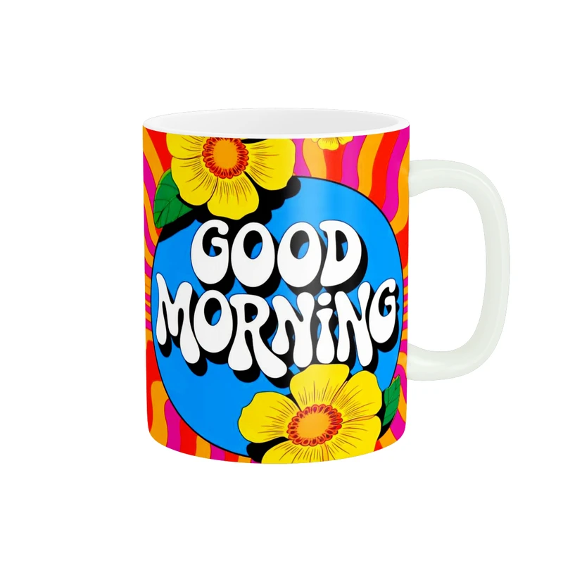 ماگ پاد آفرین طرح گود مرنینگ کد 3959