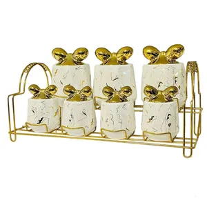 ست جا ادویه 7 پارچه مدل پاپیون کد 2203