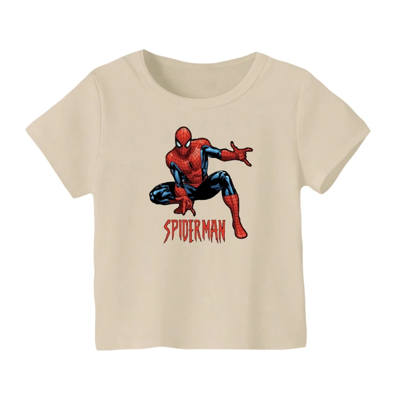 تی شرت آستین کوتاه بچگانه مدل مرد عنکبوتی کد ۱۸