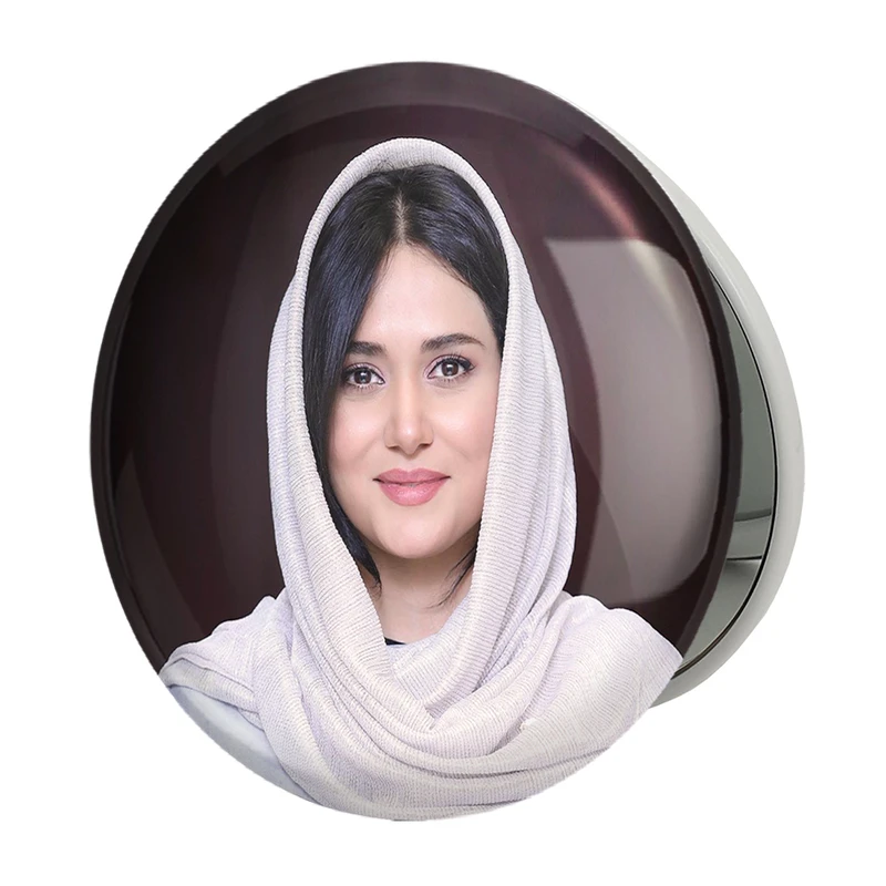 آینه جیبی خندالو طرح پریناز ایزدیار مدل تاشو کد 10504 