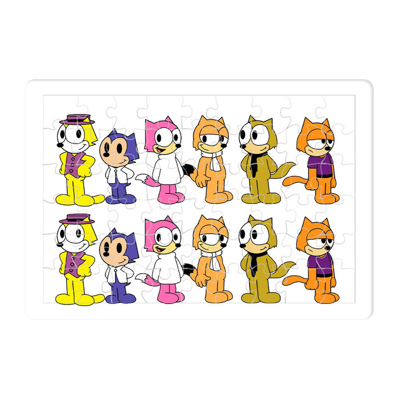 پازل 54 تکه طرح گربه ملوس مدل P756