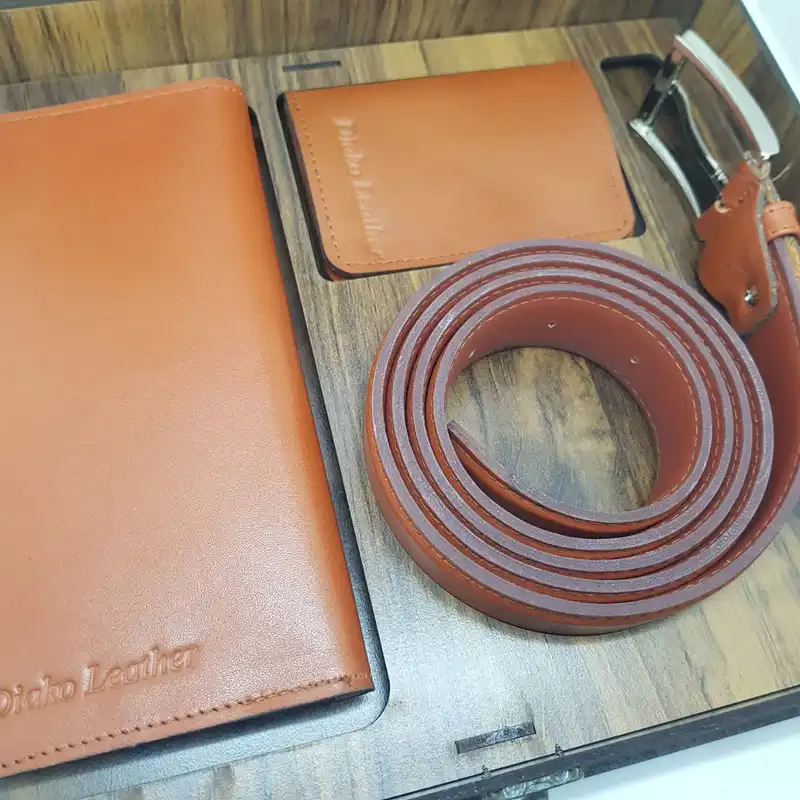 ست هدیه مردانه چرم دیاکو مدل Salvador