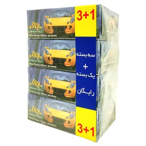 دستمال کاغذی 200 برگ بی تا مدل BI_CARFERaRI بسته 4 عددی