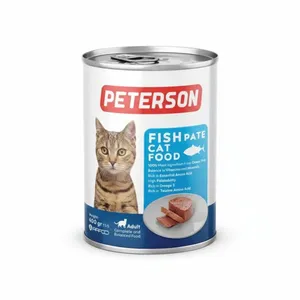 کنسرو گربه پترسون مدل پته طعم ماهی وزن 400 گرم