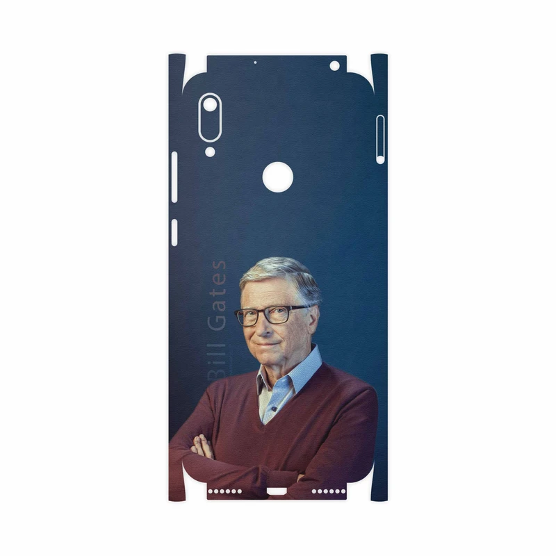 برچسب پوششی ماهوت مدل Bill Gates-FullSkin مناسب برای گوشی موبایل هوآوی Y6 Prime 2019