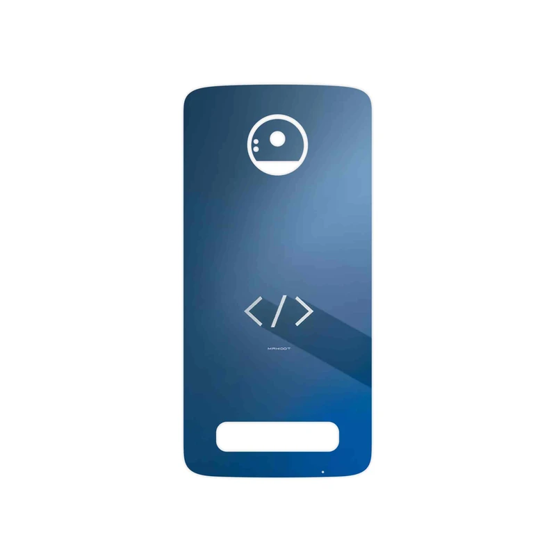 برچسب پوششی ماهوت مدل Minimal Coding icon مناسب برای گوشی موبایل موتورولا Moto Z