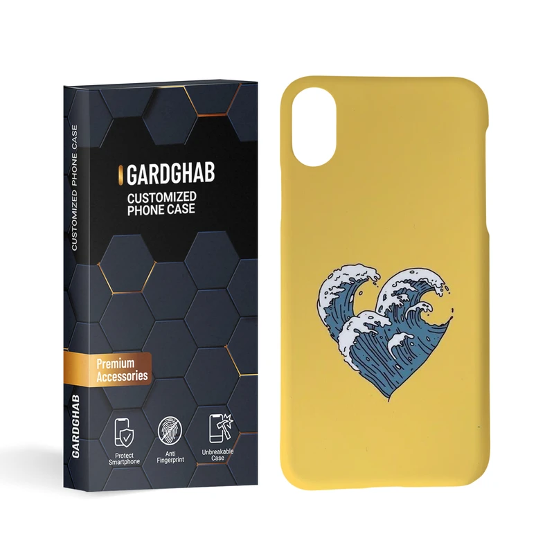 کاور گارد قاب مدل ساده مناسب برای گوشی موبایل اپل iphone x/xs