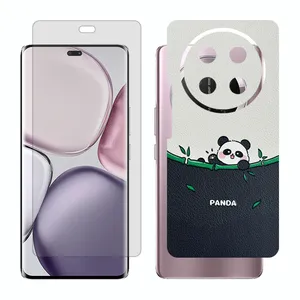 Glass Together model transparent screen protector suitable for Honor X9c mobile phone with back cover sticker