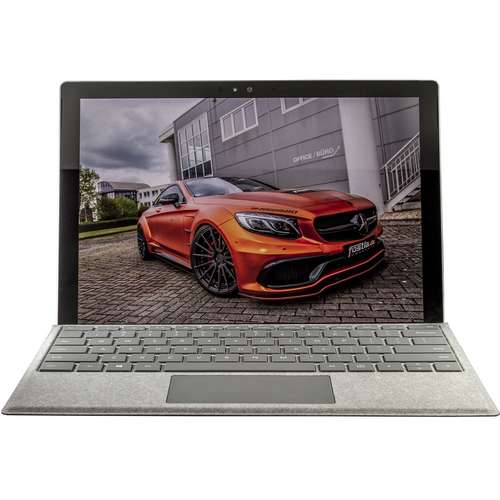 تبلت مایکروسافت مدل Surface Pro 2017 - B به همراه کیبورد سیگنیچر و ماوس و قلم 2017 نقره ای - ظرفیت 128 گیگابایت