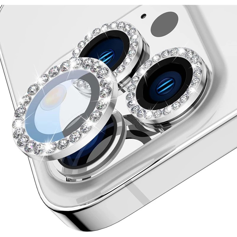 محافظ لنز دوربین رینگی نگین دار هیتو مدل Rose Gem Ring مناسب برای گوشی موبایل سامسونگ Galaxy A35 / A55 / A06 / S24 FE / IP 14 / IP 15