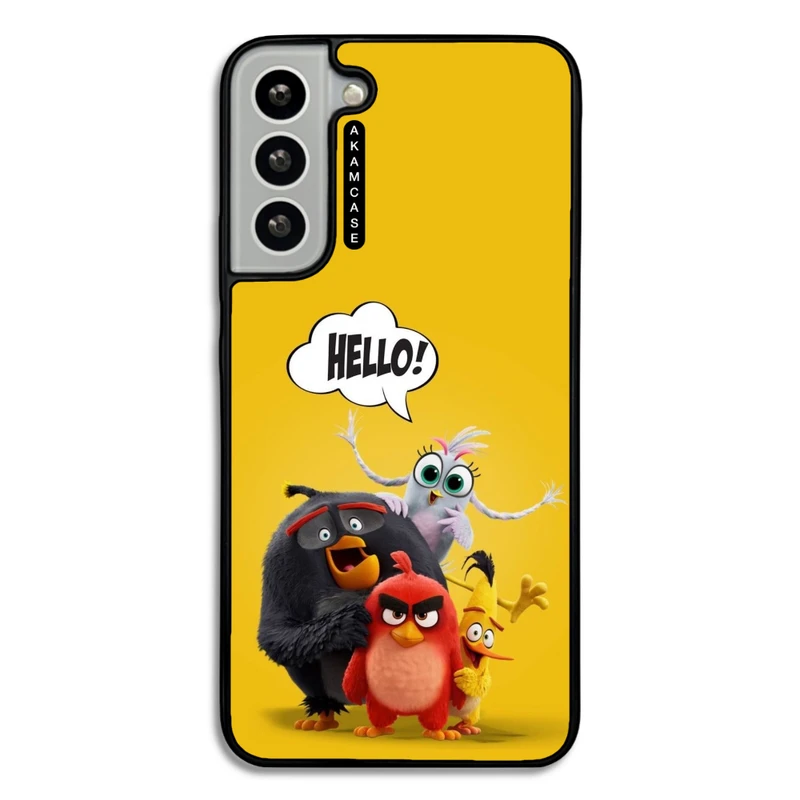 کاور آکام مدل AMC-WSGS22P-ANGRY BIRDS17 مناسب برای گوشی موبایل سامسونگ Galaxy S22 Plus