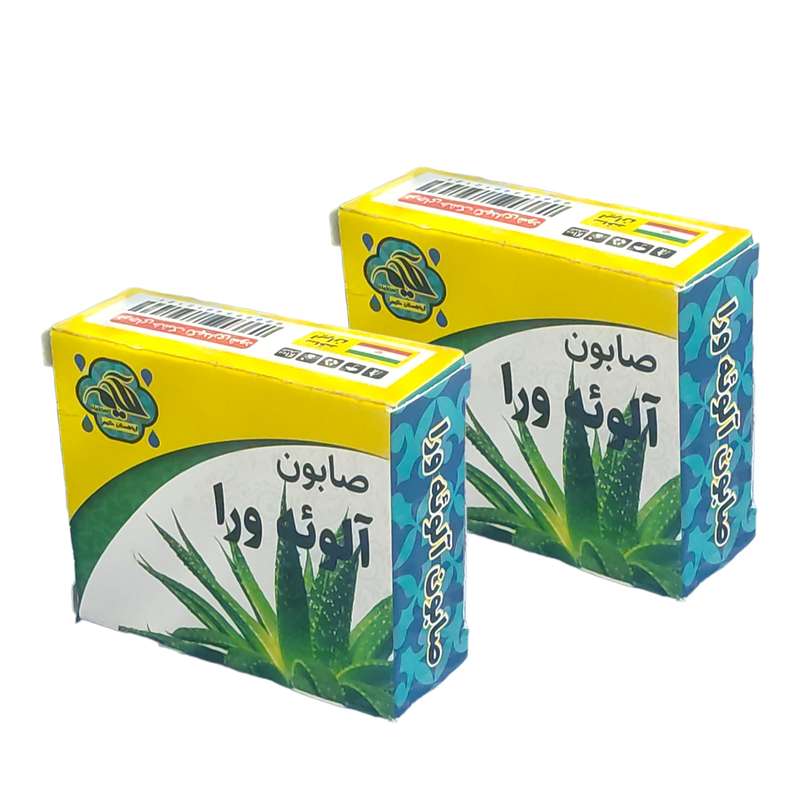صابون شستشو گیاهستان حکیم مدل آلوئه ورا وزن 70 گرم بسته دو عددی صابون شستشو گیاهستان حکیم مدل آلوئه ورا وزن 70 گرم بسته دو عددی