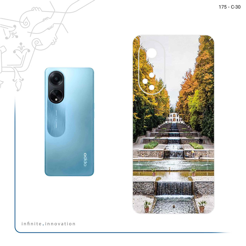 برچسب پوششی ماهوت مدل SHAHZADEH_Garden مناسب برای گوشی موبایل اپو A98