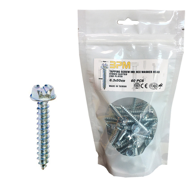 پیچ شیروانی نوک تیز  مدل BPM14-40 بسته 60 عددی