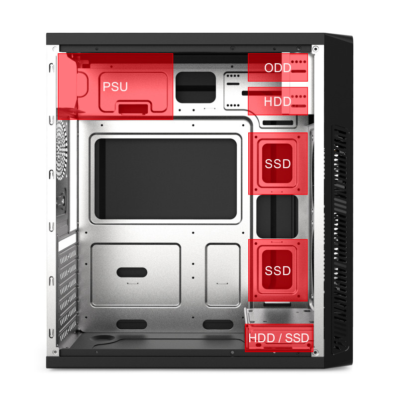 کیس کامپیوتر هایپرکوول مدل 8300-USB 3.0