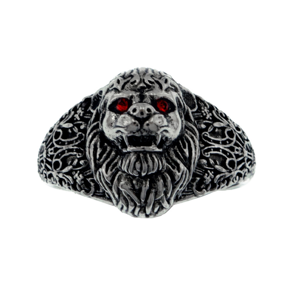 انگشتر مردانه برانت طرح شیر خشمگین