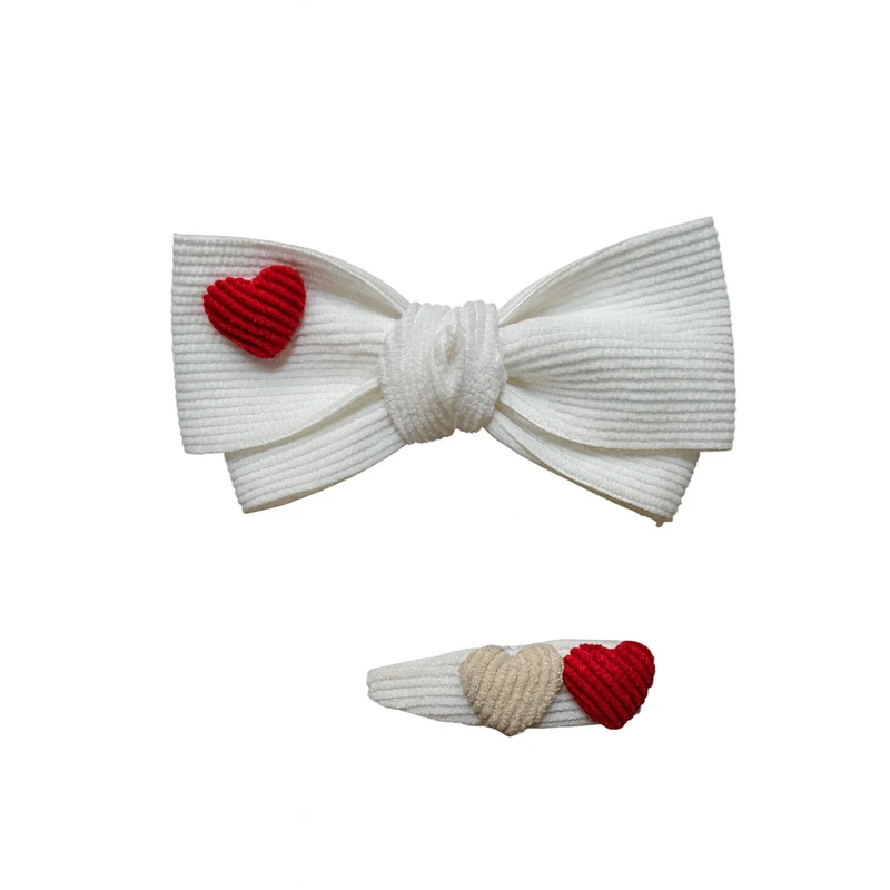 ست گیره و سنجاق مو دخترانه مدل دلارام بسته 2 عددی