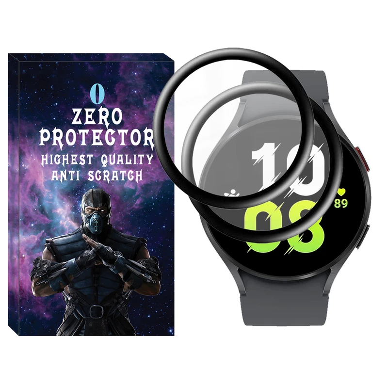 محافظ صفحه نمایش نانو زیرو مدل Pmma-ZR مناسب برای ساعت هوشمند سامسونگ Galaxy Watch 5 44mm بسته دو عددی