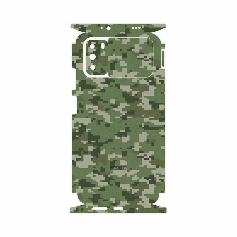 برچسب پوششی ماهوت مدل Army-Green-Pixel-FullSkin مناسب برای گوشی موبایل شیائومی Poco M3