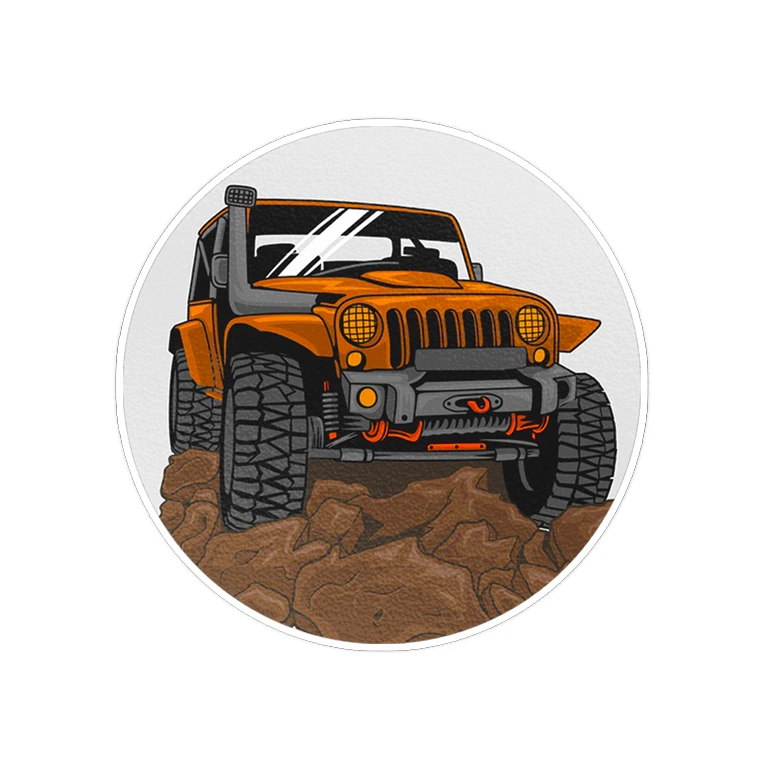 استیکر لپ تاپ ماسا دیزاین طرح OFF ROAD مدل STK938