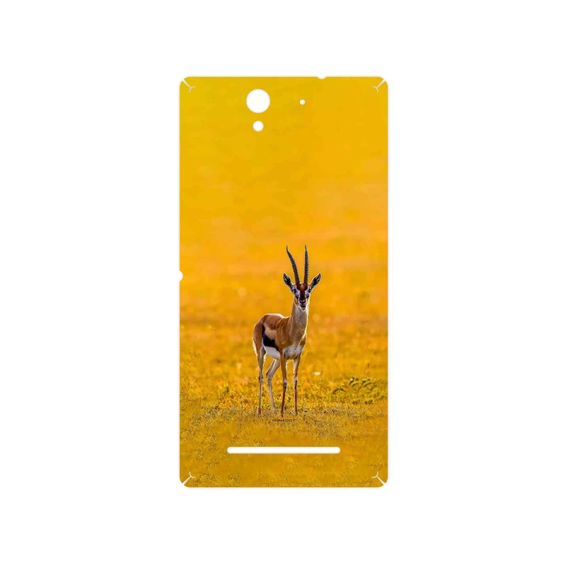 برچسب پوششی ماهوت مدل Gazelle مناسب برای گوشی موبایل سونی Xperia C3 Dual