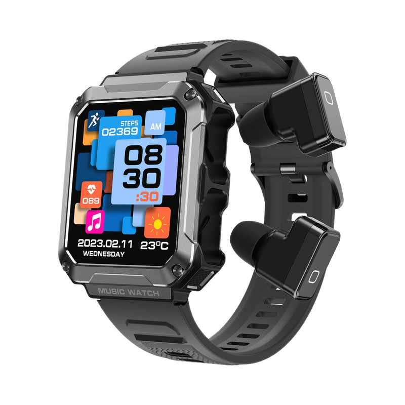 ساعت هوشمند لمفو مدل T93 به همراه ایرپاد بلوتوث