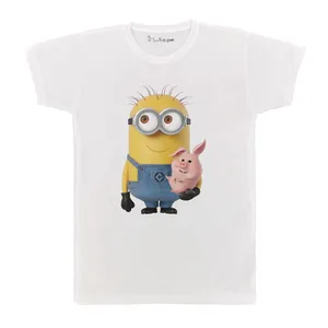 تی شرت آستین کوتاه بچگانه پرمانه طرح من نفرت انگیز مینیون ها کد pmt.7079