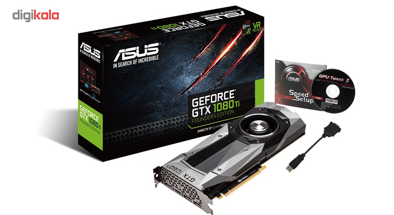 کارت گرافیک ایسوس مدل GTX1080TI-FE