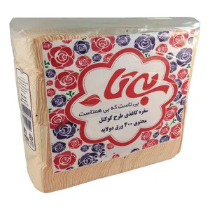 دستمال کاغذی 400 برگ بی تا طرح کوکتل