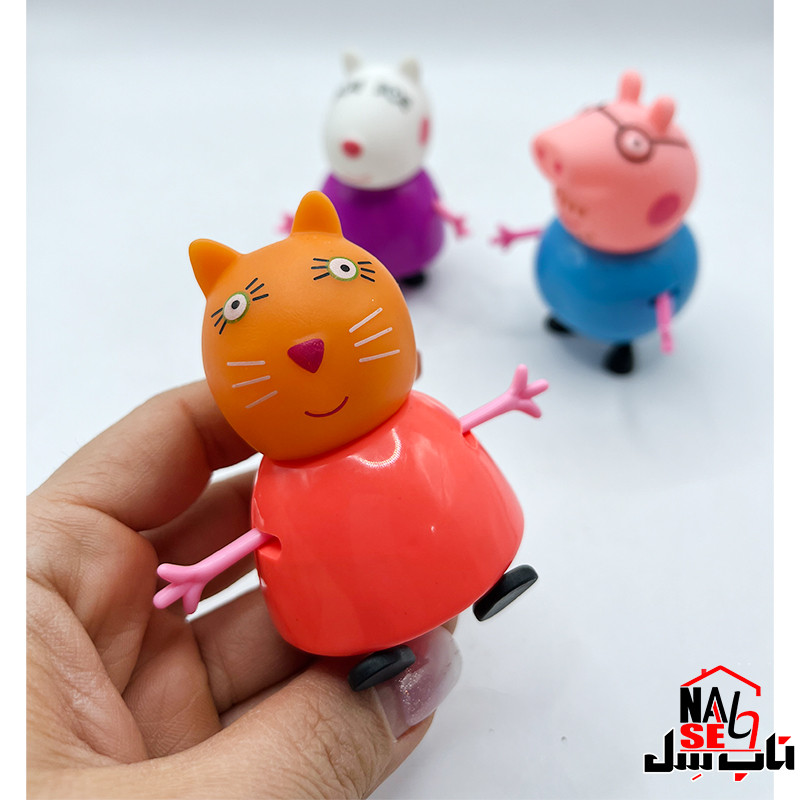 فیگور ناب سل مدل Peppa Pig کد FI11110 مجموعه 3 عددی