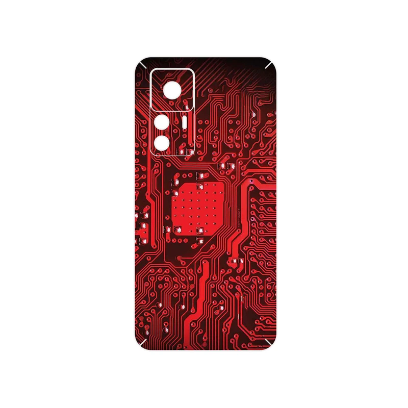 برچسب پوششی ماهوت مدل Red_Printed_Circuit_Board مناسب برای گوشی موبایل شیائومی 12T Pro