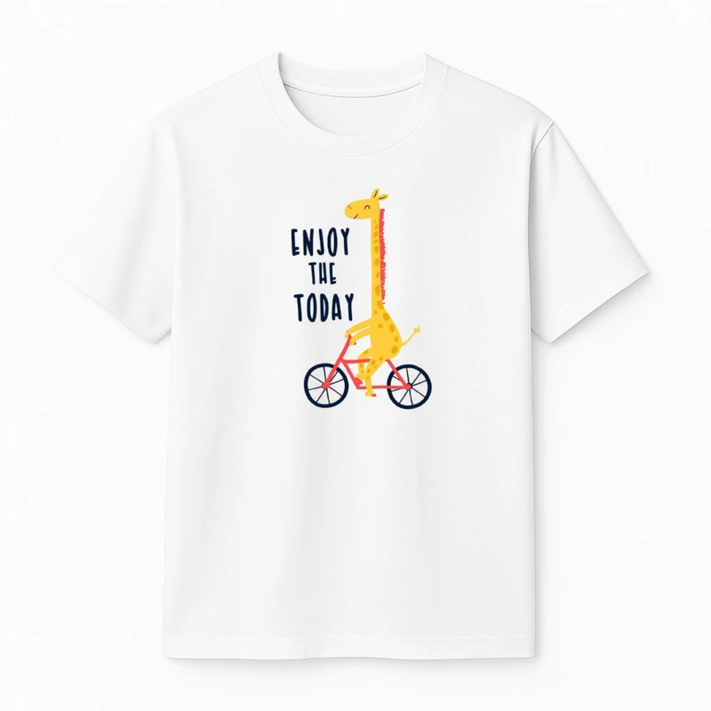 تی‌شرت آستین کوتاه پسرانه مدل زرافه کد v6 