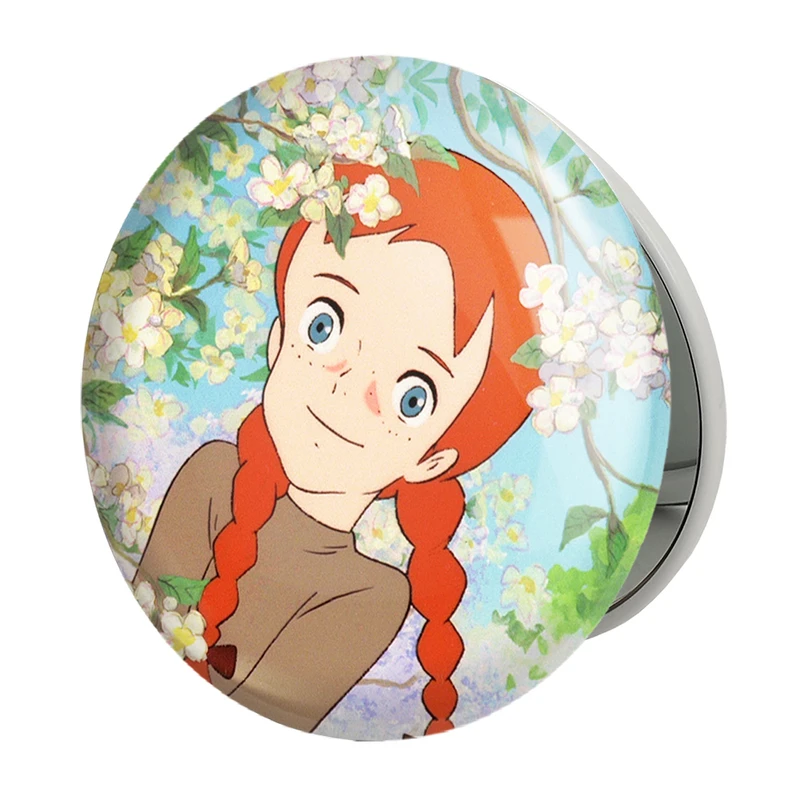 آینه جیبی خندالو طرح آن شرلی مدل تاشو کد 10541 