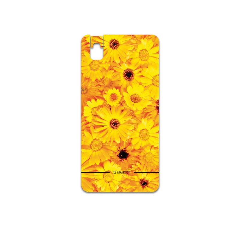 برچسب پوششی ماهوت مدل Yellow-Flower مناسب برای گوشی موبایل آنر 7i