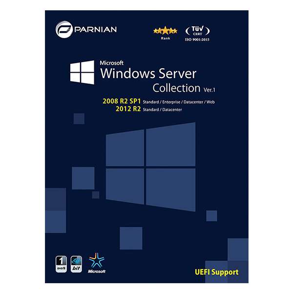 سیستم عامل Windows Server Collection 2008 + 2012 نشر پرنیان سیستم عامل Windows Server Collection 2008 + 2012 نشر پرنیان