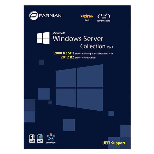 سیستم عامل Windows Server Collection 2008 + 2012 نشر پرنیان سیستم عامل Windows Server Collection 2008 + 2012 نشر پرنیان