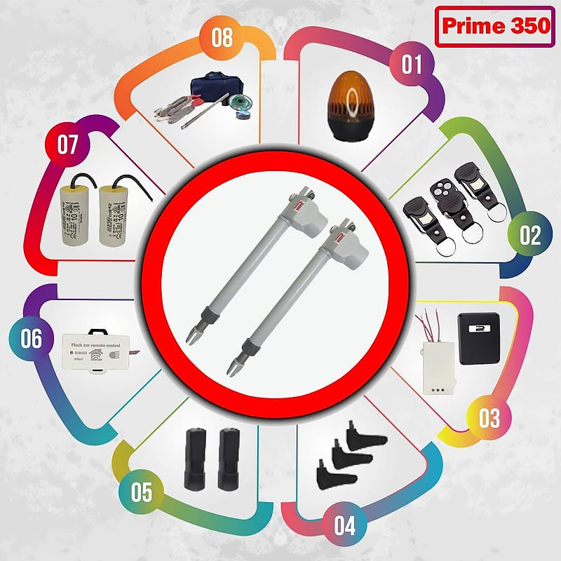 جک اتوماتیک پارکینگ مدل پرستل پریم 350 prastel prime