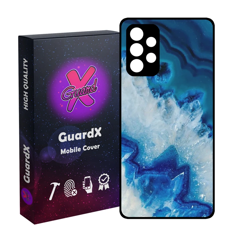 کاور گارد ایکس طرح Blue مدل Glass10407 مناسب برای گوشی موبایل سامسونگ Galaxy A52