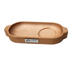ظرف سرو چوبی گردوچ مدل بیضی کد LT - 6000