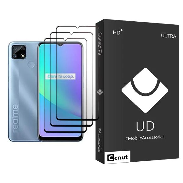 محافظ صفحه نمایش کوکونات مدل UDB Ultra MIX003 مناسب برای گوشی موبایل ریلمی C25 بسته سه عددی