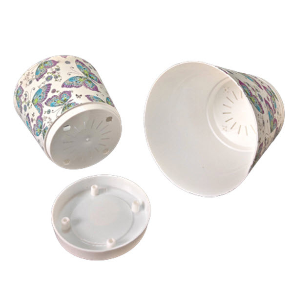 گلدان مدل دنیای پروانه ای مجموعه دو عددی