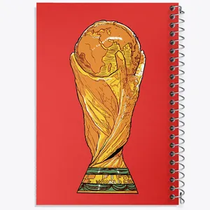 دفتر نقاشی 50 برگ خندالو طرح کاپ جام جهانی کد F1984