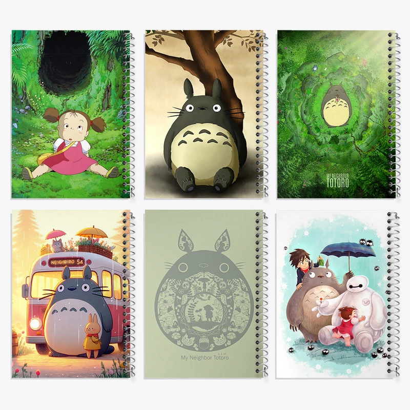 دفتر مشق 50 برگ خندالو طرح انیمه توتورو کد 605 مجموعه 6 عددی