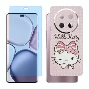 Glass Together model matte anti bluescreen protector suitable for Honor X9c mobile phone with back cover sticker