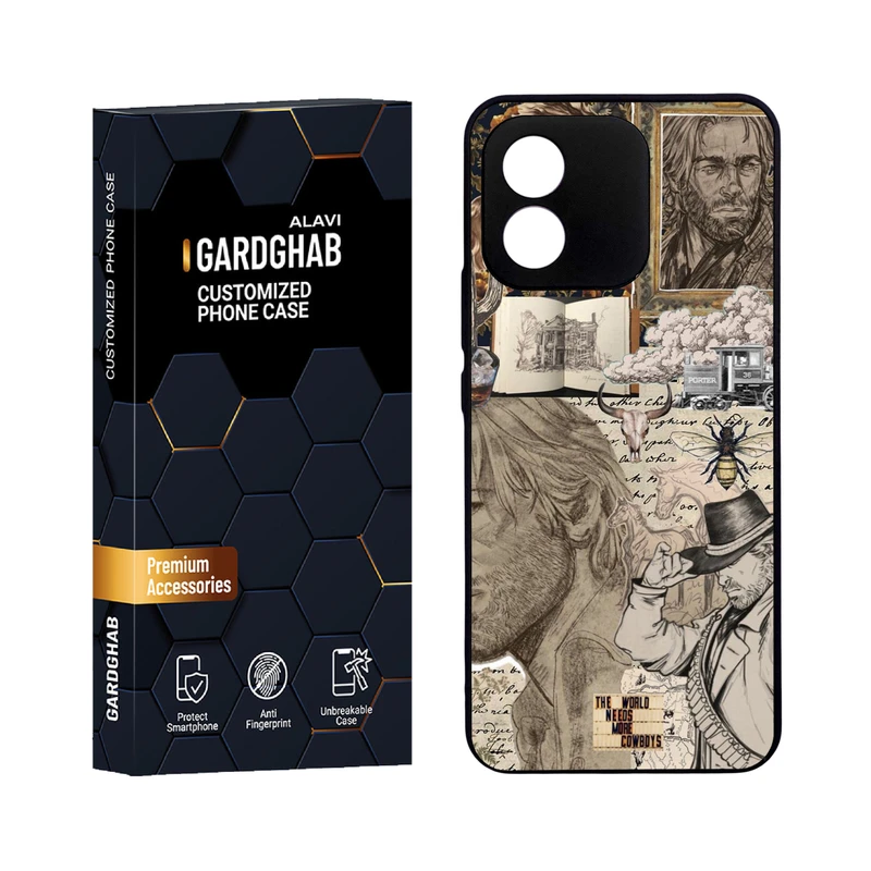 کاور گارد قاب علوی مدل دورژله ای هنری مناسب برای گوشی موبایل آنر X5 4G 2023